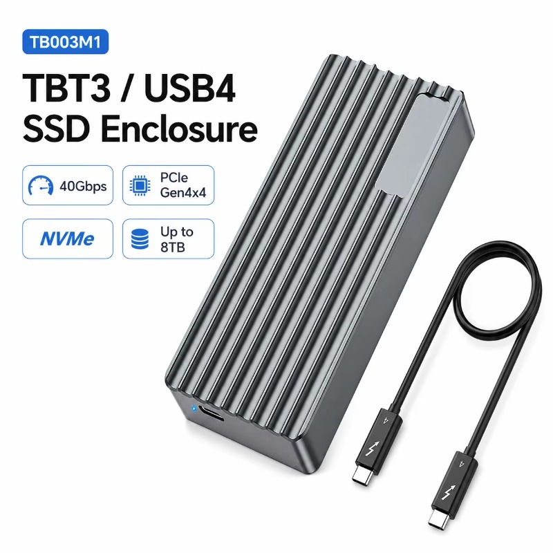 Nvme Ssd - Box esterno TBT3/USB4 per SSD M.2