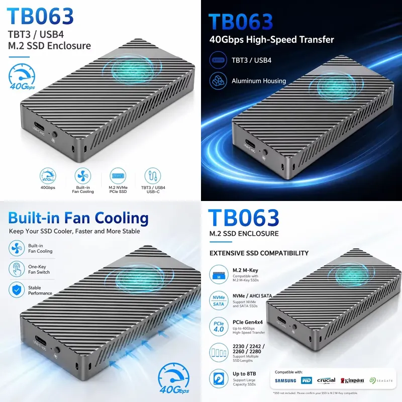 Nvme Ssd - AP01 per Enclosure SSD M.2 USB4