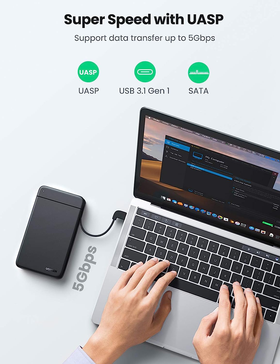 Custodia per disco rigido UGRE - Ssd Hard Drive recensione e prezzo