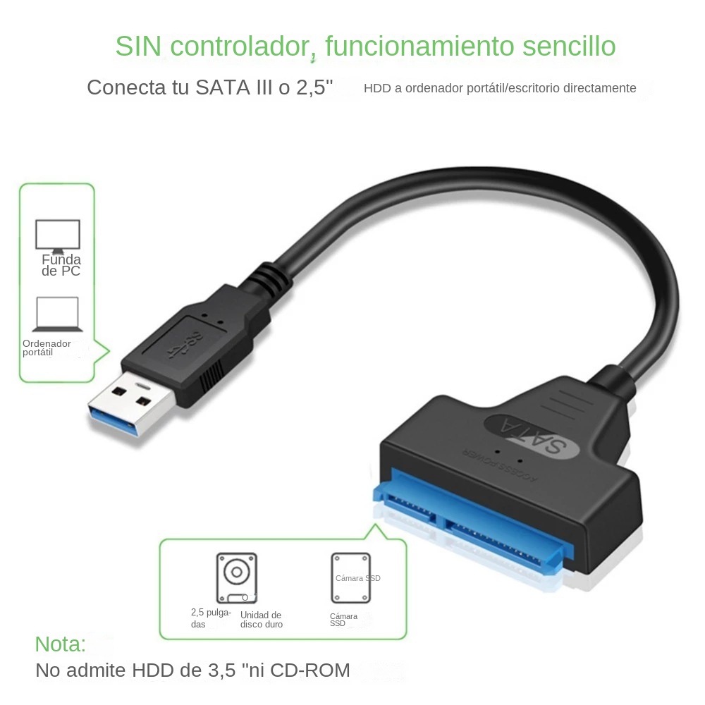 Cavo USB 3.0 SATA 3 da 30 cm,  - Ssd Hard Drive recensione e prezzo